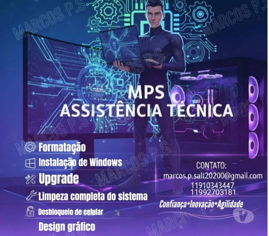 Serviços de Informática Sao Paulo SP Jabaquara - Fotos para Assistência técnica e design gráfico