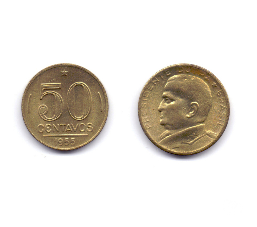 Colecionadores Porto Alegre RS Porto Alegre Sul - Fotos para Moedas antigas Brasileiras de 1955 lote nº 1.Cód.271-