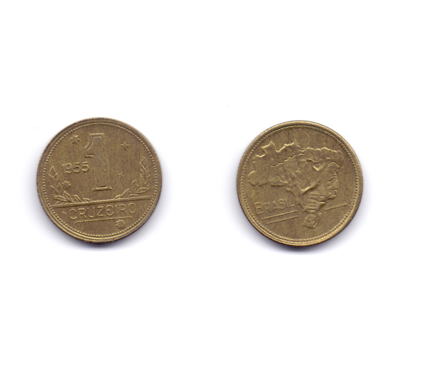 Colecionadores Porto Alegre RS Porto Alegre Sul - Fotos para Moedas antigas Brasileiras de 1955 lote nº 1.Cód.271-