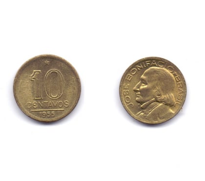 Colecionadores Porto Alegre Sul Porto Alegre RS - Fotos para Moedas antigas Brasileiras de 1955 lote nº 1.Cód.271-