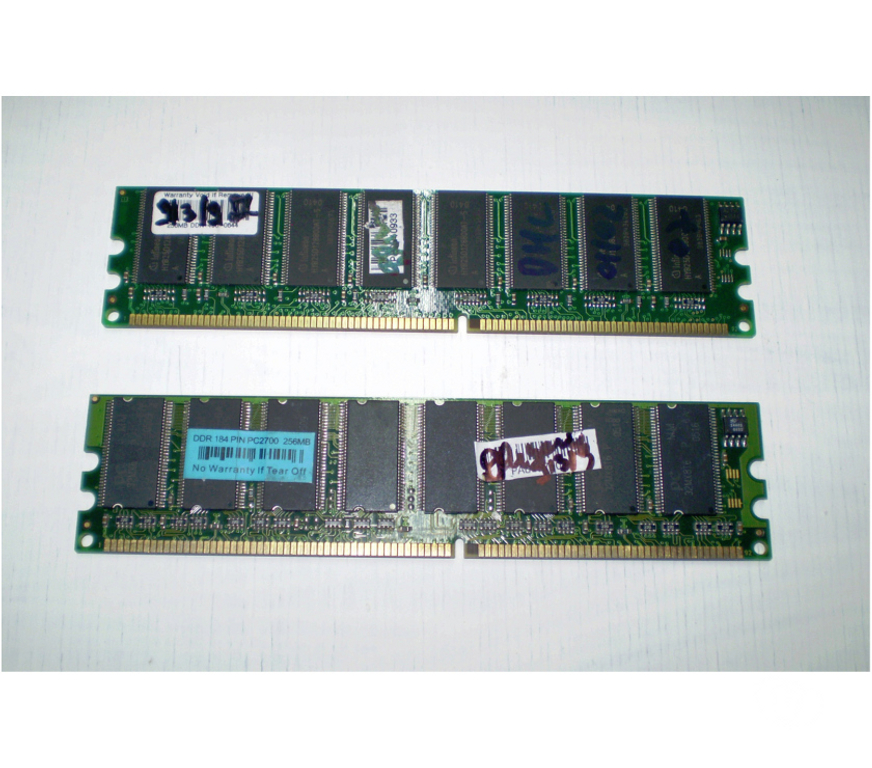 Computador Porto Alegre RS Porto Alegre Sul - Fotos para Par de memórias antigas DDR1.- Cód. 285 -