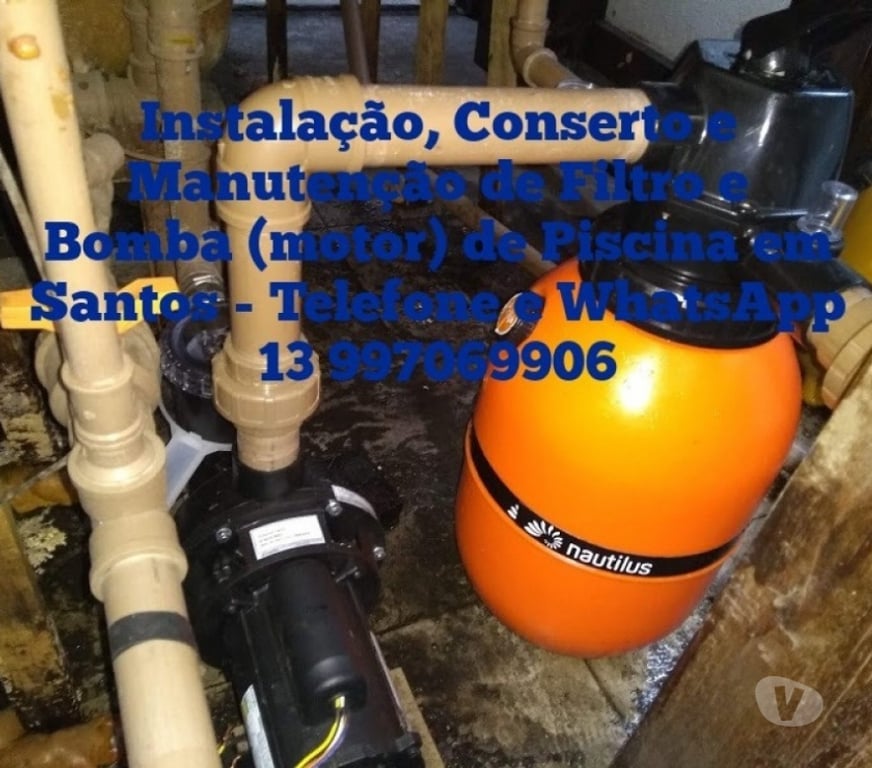 Reparo - Conserto - Reforma Santos SP - Fotos para Limpeza, Manutenção de Piscinas - Piscineiro em Santos