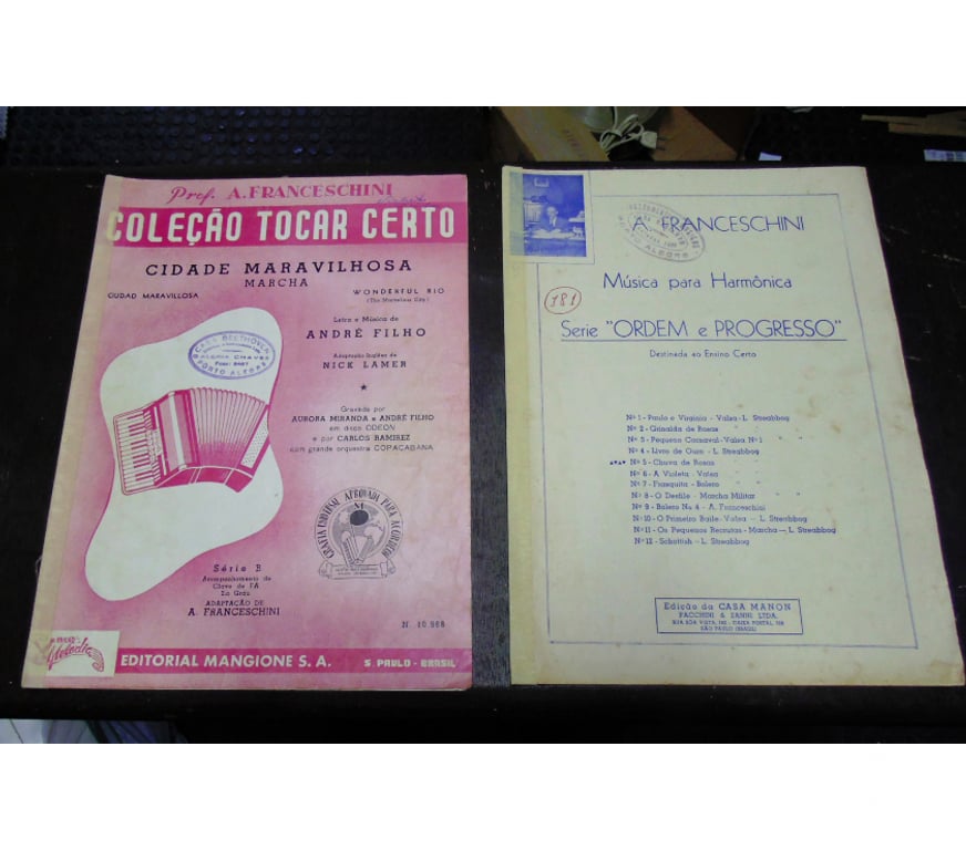 DVDs a Venda Porto Alegre RS Porto Alegre Sul - Fotos para Coleção de partituras antigas para Acordeom lote 3.