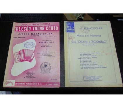 DVD - Video Games - Livros - CD Porto Alegre Sul Porto Alegre RS - Fotos para Coleção de partituras antigas para Acordeom lote 3.