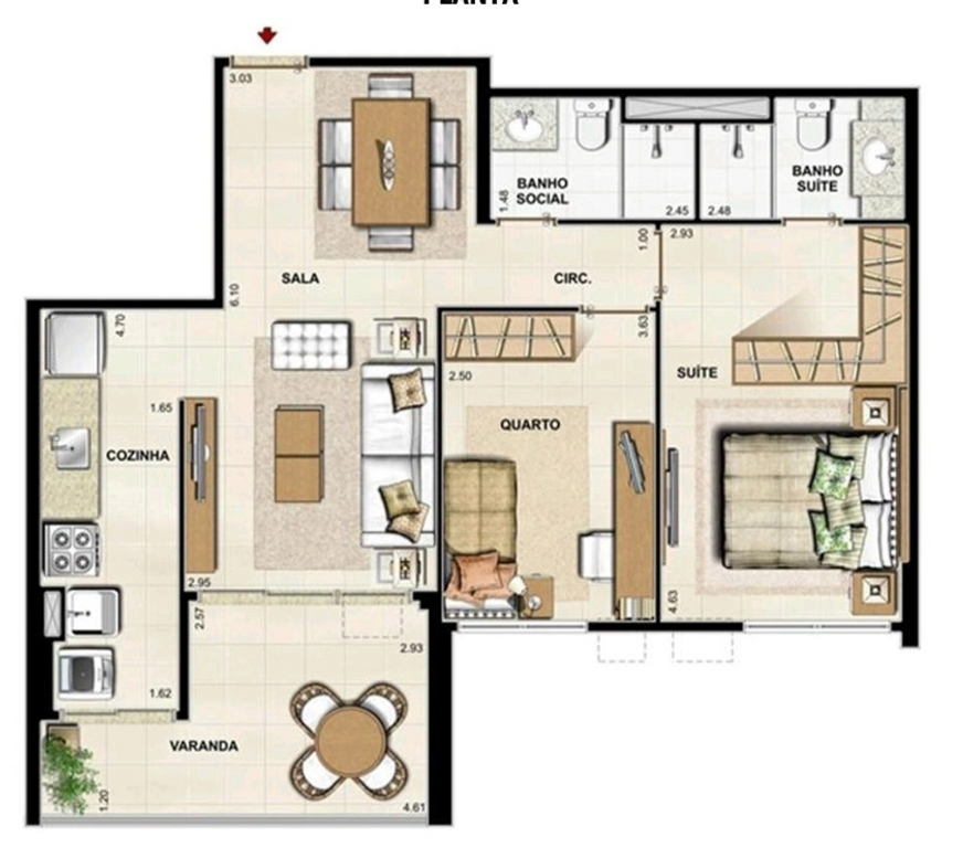 Apartamentos a venda Rio de Janeiro RJ Barra da Tijuca - Fotos para Maayan - Apartamento de 2 quartos com 69m2