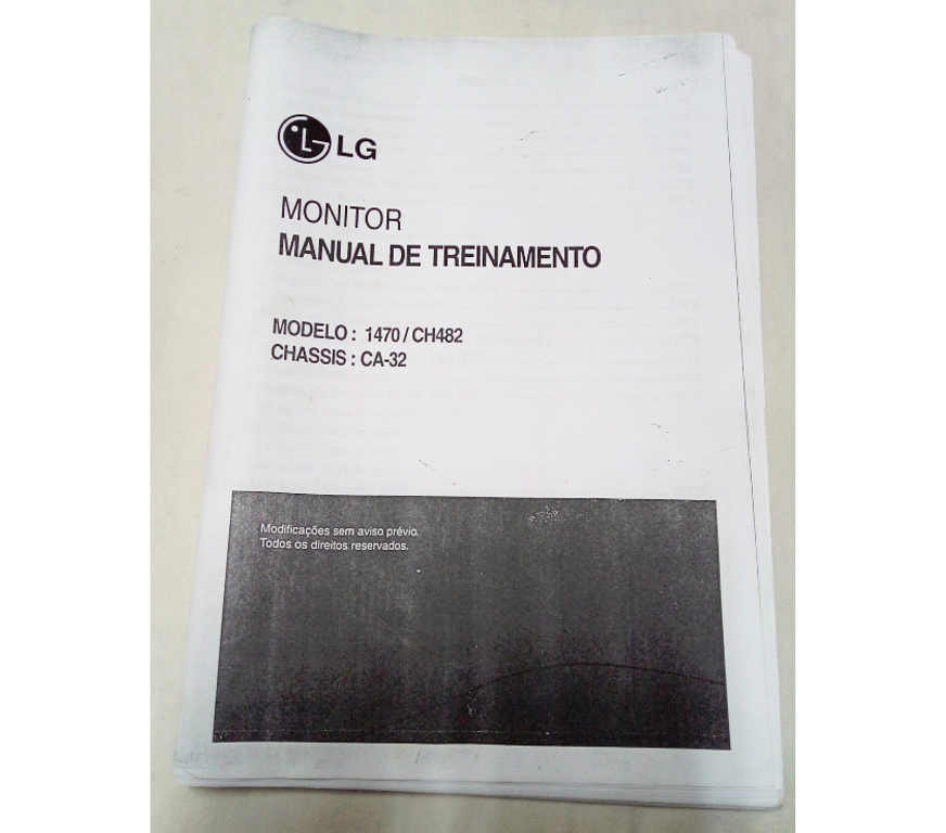 DVDs a Venda Porto Alegre RS Porto Alegre Sul - Fotos para Três manuais de serviço de TVs e monitor.Cód.320