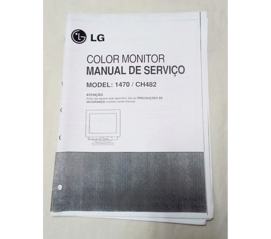 DVDs a Venda Porto Alegre RS Porto Alegre Sul - Fotos para Três manuais de serviço de TVs e monitor.Cód.320