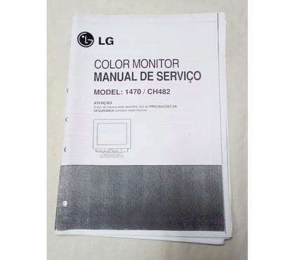 Video Games a Venda Porto Alegre Sul Porto Alegre RS - Fotos para Três manuais de serviço de TVs e monitor.Cód.320