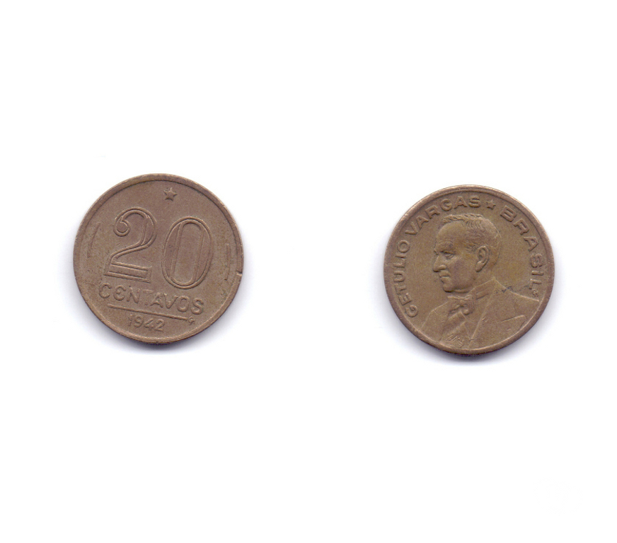 Colecionadores Porto Alegre RS Porto Alegre Sul - Fotos para Moedas antigas Brasileiras de 1942 lote nº 2.Cód.333 -