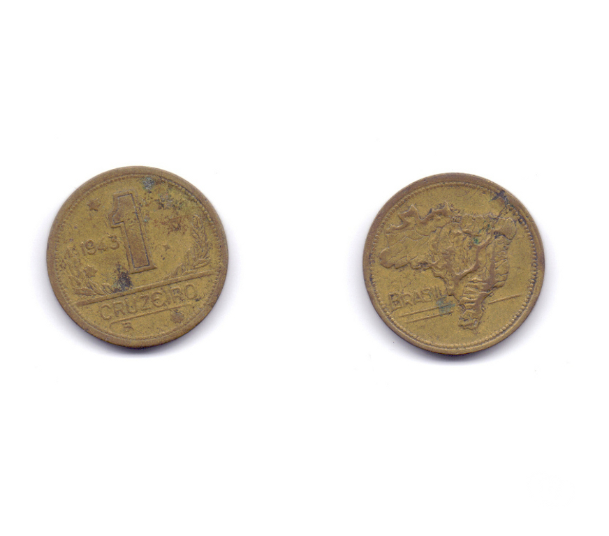 Colecionadores Porto Alegre RS Porto Alegre Sul - Fotos para Moedas antigas Brasileiras de 1943 lote nº 3.