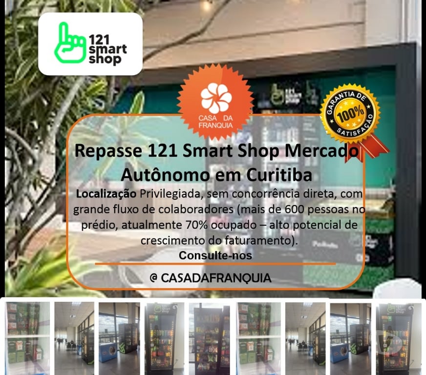 Comprar Loja Curitiba PR Bairro Novo - Fotos para 🏪 Repasse de Franquia – 121 Smart Shop