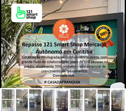 Comprar Loja Bairro Novo Curitiba PR - Fotos para 🏪 Repasse de Franquia – 121 Smart Shop