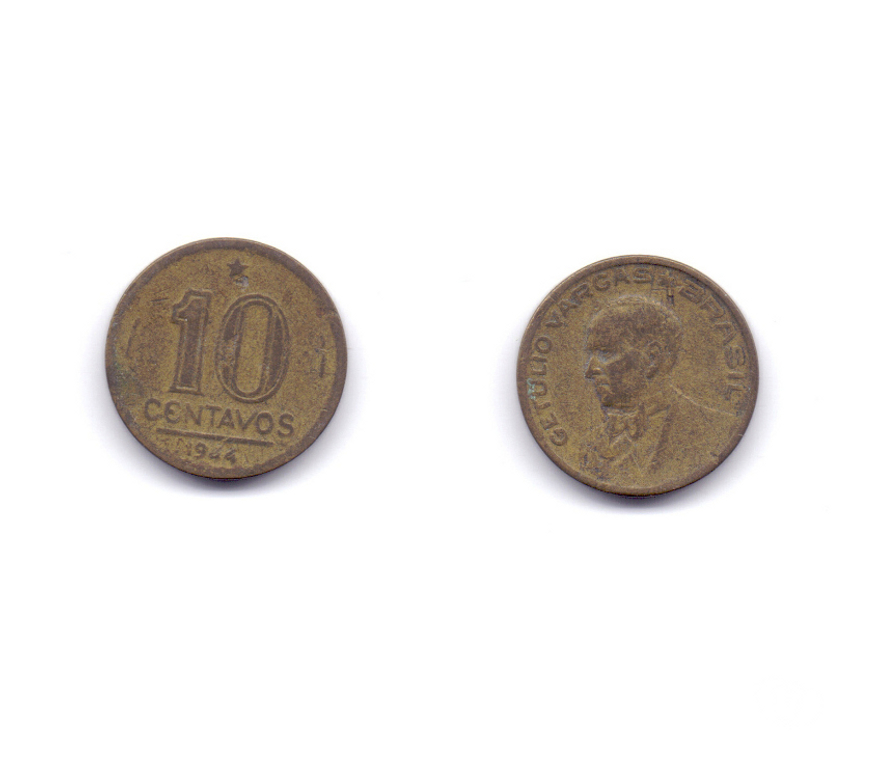 Colecionadores Porto Alegre RS Porto Alegre Sul - Fotos para Moedas antigas Brasileiras de 1944 lote nº 4.- Cód. 352 -