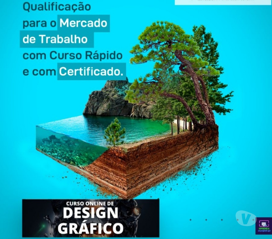 Capacitação profissional Londrina PR - Fotos para Curso Online Completo de Design Gráfico e mais Certificado