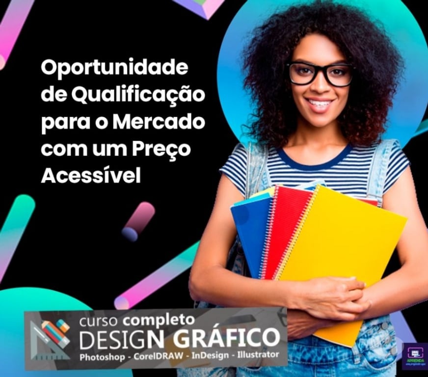 Capacitação profissional Londrina PR - Fotos para Curso Online Completo de Design Gráfico e mais Certificado