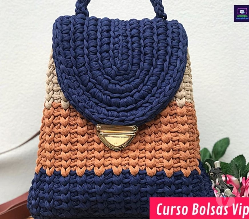 Capacitação profissional Cascavel PR - Fotos para Curso Online Bolsas de Crochê Aprenda a fazer lindas bolsas