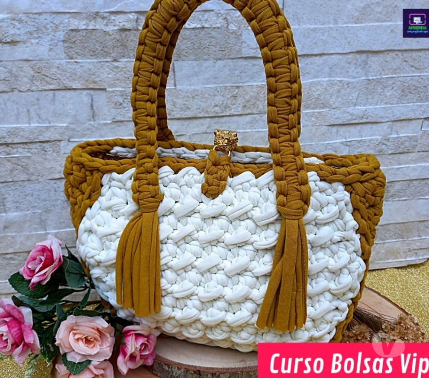 Capacitação profissional Cascavel PR - Fotos para Curso Online Bolsas de Crochê Aprenda a fazer lindas bolsas