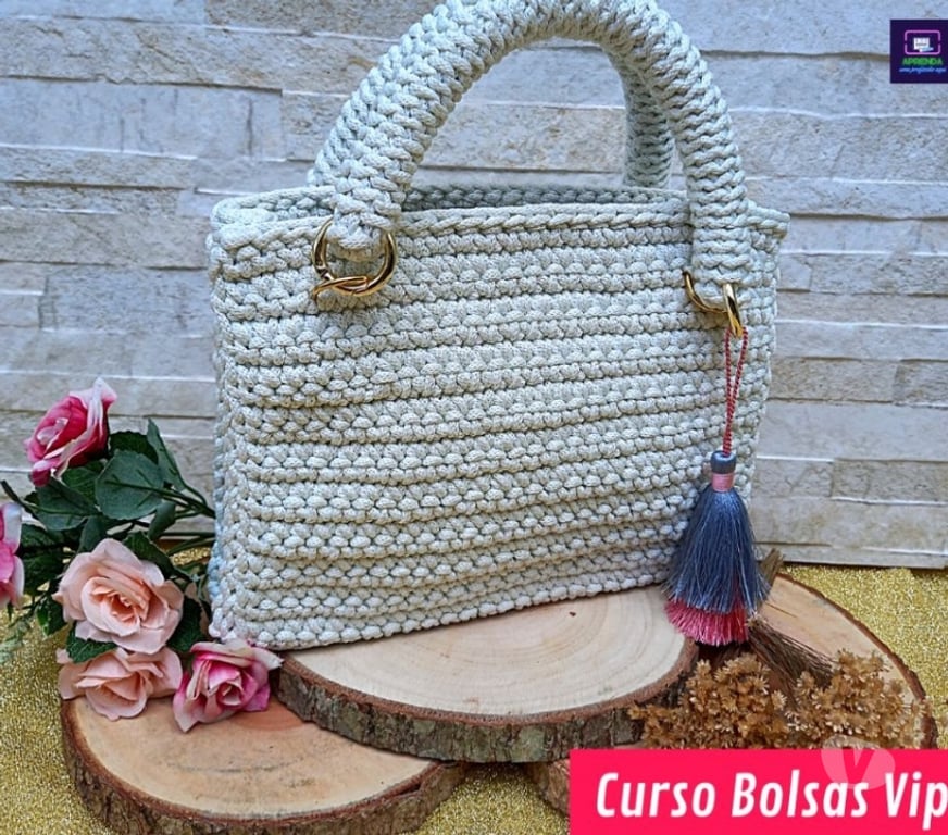 Capacitação profissional Cascavel PR - Fotos para Curso Online Bolsas de Crochê Aprenda a fazer lindas bolsas