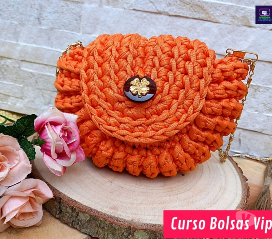 Capacitação profissional Cascavel PR - Fotos para Curso Online Bolsas de Crochê Aprenda a fazer lindas bolsas