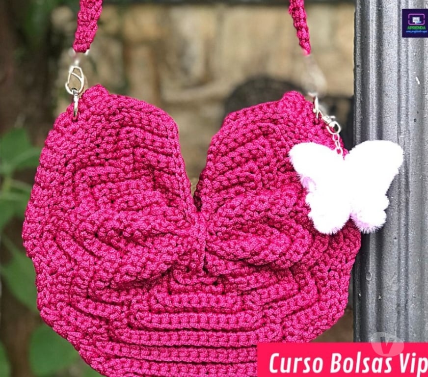 Capacitação profissional Cascavel PR - Fotos para Curso Online Bolsas de Crochê Aprenda a fazer lindas bolsas
