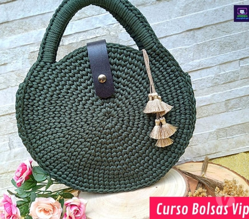 Capacitação profissional Cascavel PR - Fotos para Curso Online Bolsas de Crochê Aprenda a fazer lindas bolsas