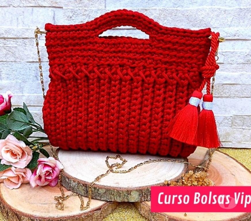 Capacitação profissional Cascavel PR - Fotos para Curso Online Bolsas de Crochê Aprenda a fazer lindas bolsas