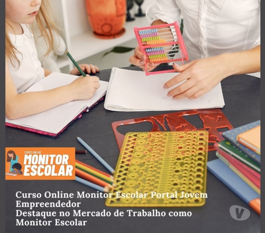Capacitação profissional Uberlandia MG - Fotos para Curso Online Monitor Escolar em Video Aulas e Certificado