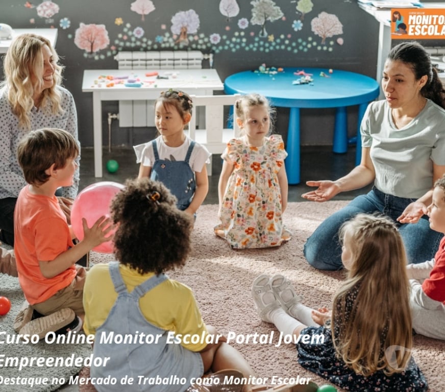 Capacitação profissional Uberlandia MG - Fotos para Curso Online Monitor Escolar em Video Aulas e Certificado