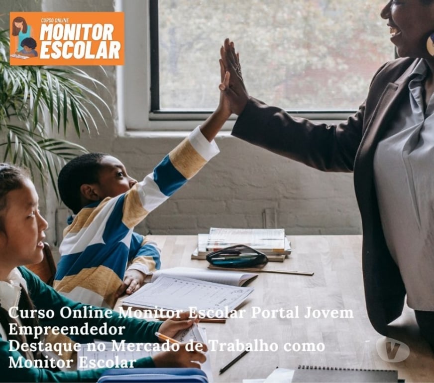 Capacitação profissional Uberlandia MG - Fotos para Curso Online Monitor Escolar em Video Aulas e Certificado