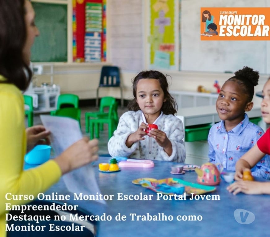 Capacitação profissional Uberlandia MG - Fotos para Curso Online Monitor Escolar em Video Aulas e Certificado