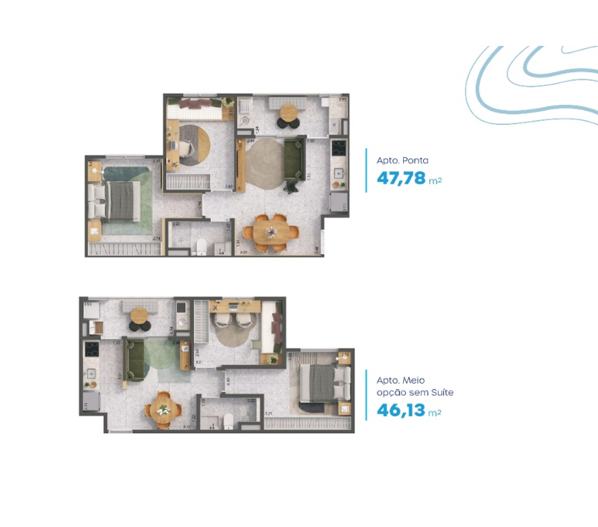 Empreendimentos imóveis Indaiatuba SP - Fotos para Indaiatuba - apartamento 2 Dormitorios - Parque das Águas