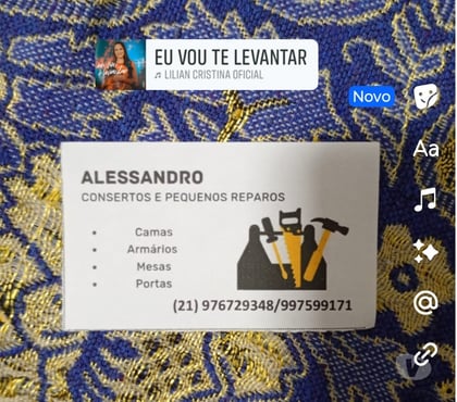 Reparo - Conserto - Reforma Engenho Novo Rio de Janeiro RJ - images_alt_text Faço pequenos serviços,etc,🪛🛏️🪑🚪🏠