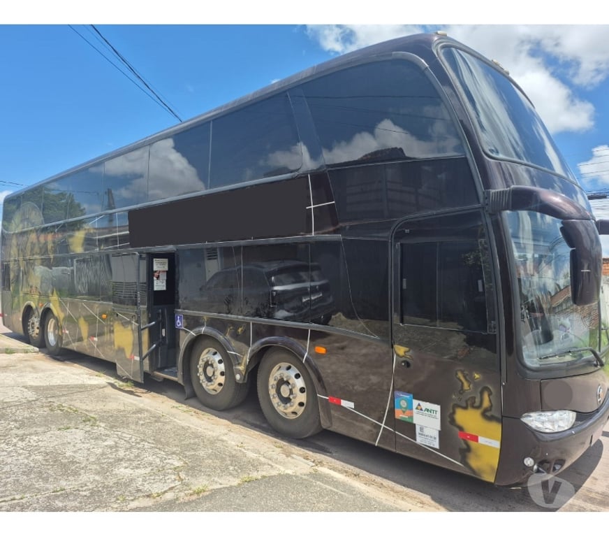  Ônibus Usados Curitiba PR Cidade Industrial de Curitiba - Fotos para Onibus Marcopolo G-6 DD-4 eixos Scania ano 2005 cód.9987