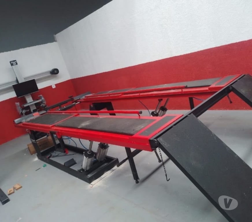  Acessórios Automóveis Taguatinga DF - Fotos para Rampa de Alinhamento 4200kg Pneumática - Nova