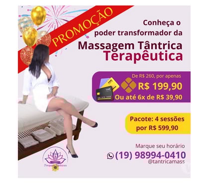 Acompanhantes - Fotos para Massagem Tantrica