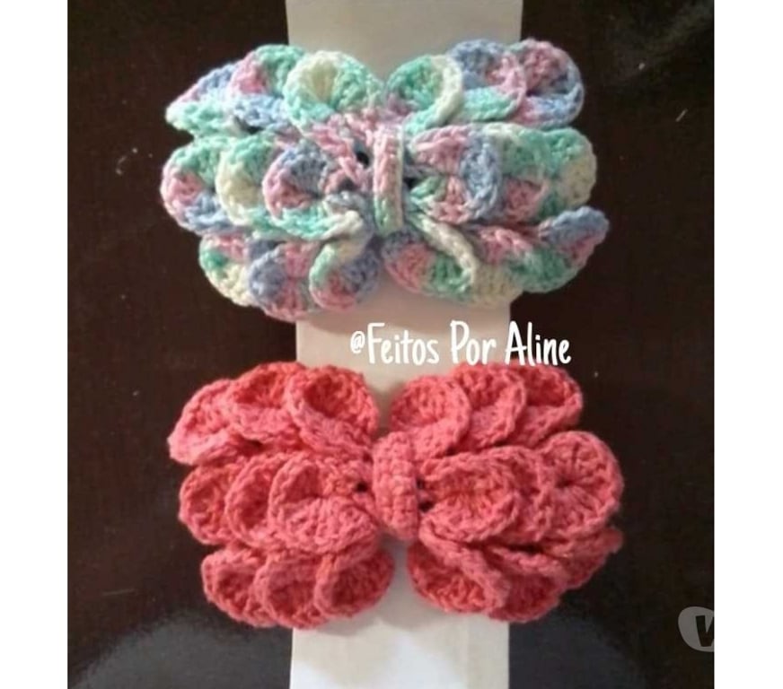 Roupas e Acessórios Belo Horizonte MG Nordeste - Fotos para Laço Tic Tac de Crochê para meninas