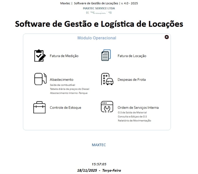 Serviços de Informática Rio de Janeiro RJ Ilha do Governador - Fotos para Software de Gestão de Locação de Munck