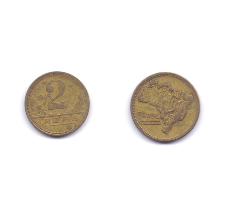 Colecionadores Porto Alegre RS Porto Alegre Sul - Fotos para Moedas antigas Brasileiras de 1945 lote nº 5.Cód.410-