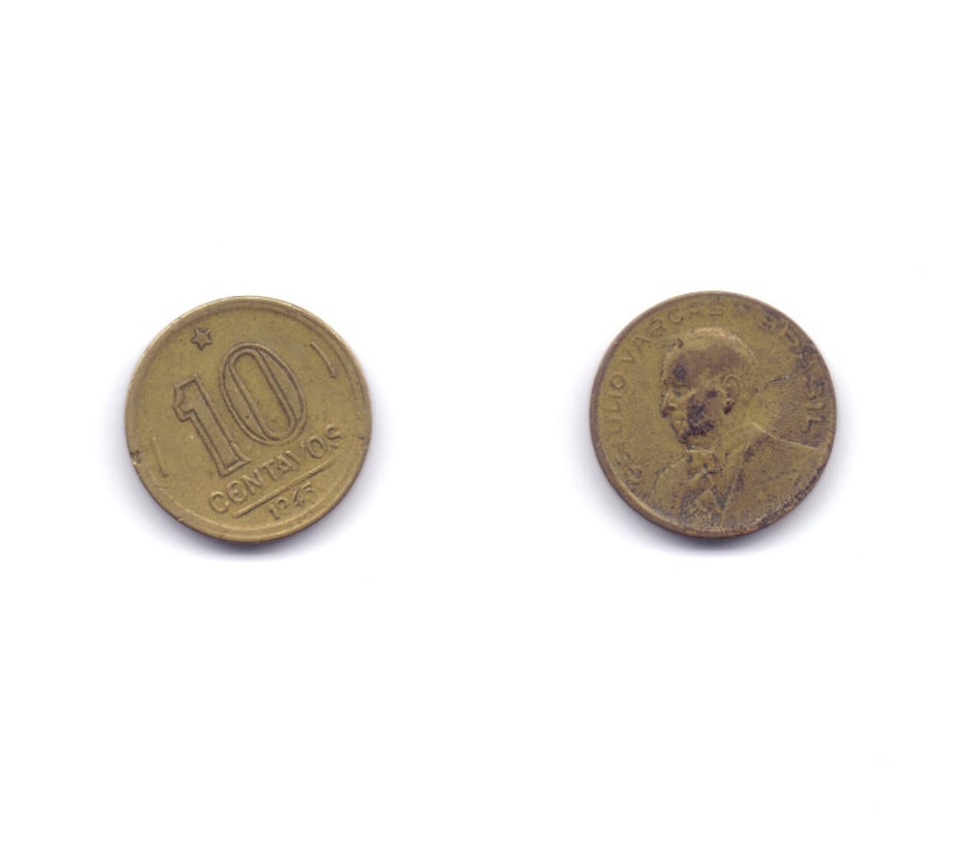 Colecionadores Porto Alegre RS Porto Alegre Sul - Fotos para Moedas antigas Brasileiras de 1945 lote nº 5.Cód.410-