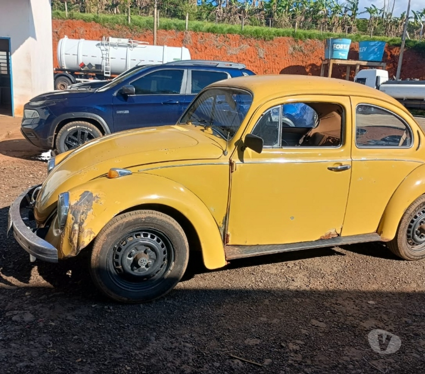 Seminovos Muzambinho MG - Fotos para Fusca 1300 L 79 79 - Interior marrom lanterna fafa