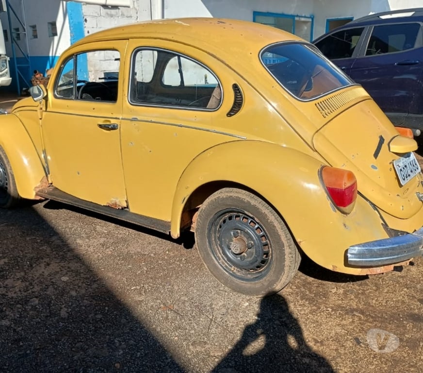 Seminovos Muzambinho MG - Fotos para Fusca 1300 L 79 79 - Interior marrom lanterna fafa