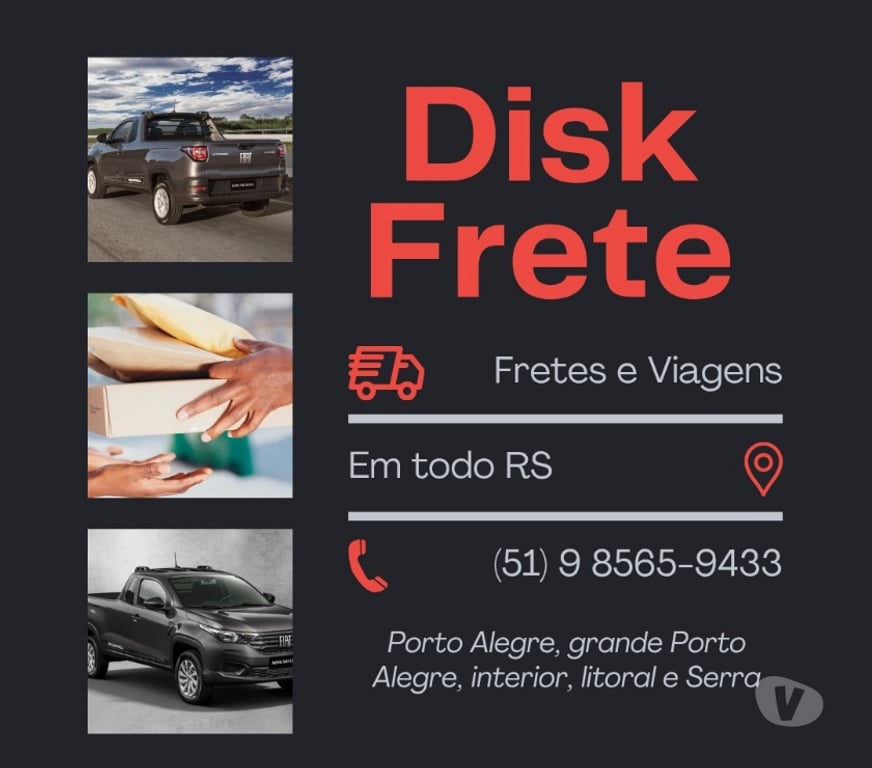 Mudanças - Frete Porto Alegre RS Porto Alegre Centro - Fotos para FRETE MUDANÇA VIAGEM