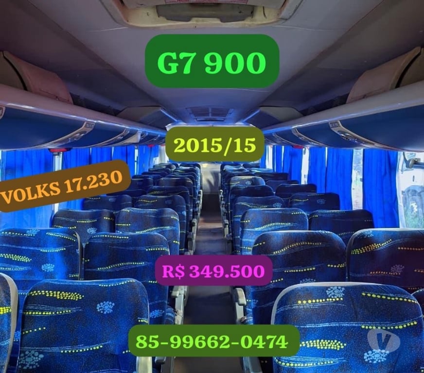  Ônibus Usados Belem PA Mosqueiro - Fotos para Ônibus Rodoviário G7 900 Motor Dianteiro 2015