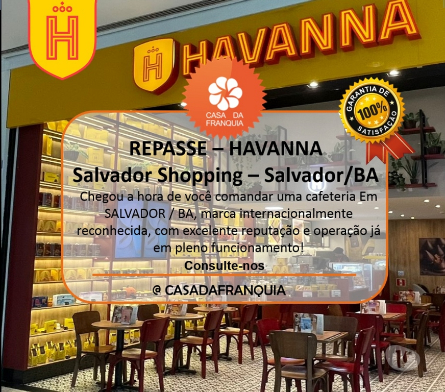 Comprar Loja Salvador BA Centro de Salvador - Fotos para 🟫 REPASSE – FRANQUIA HAVANNA – SALVADOR BA