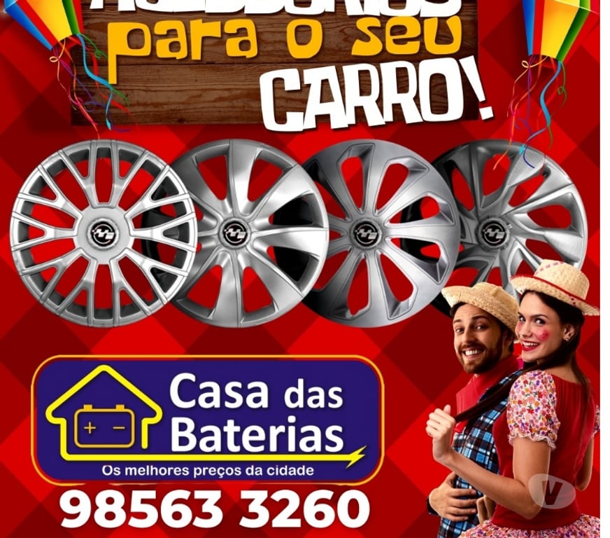 Acessórios Motorhome Fortaleza CE Mondubim - Fotos para baterias para carro moura zetta heliar em ate 10x com troc