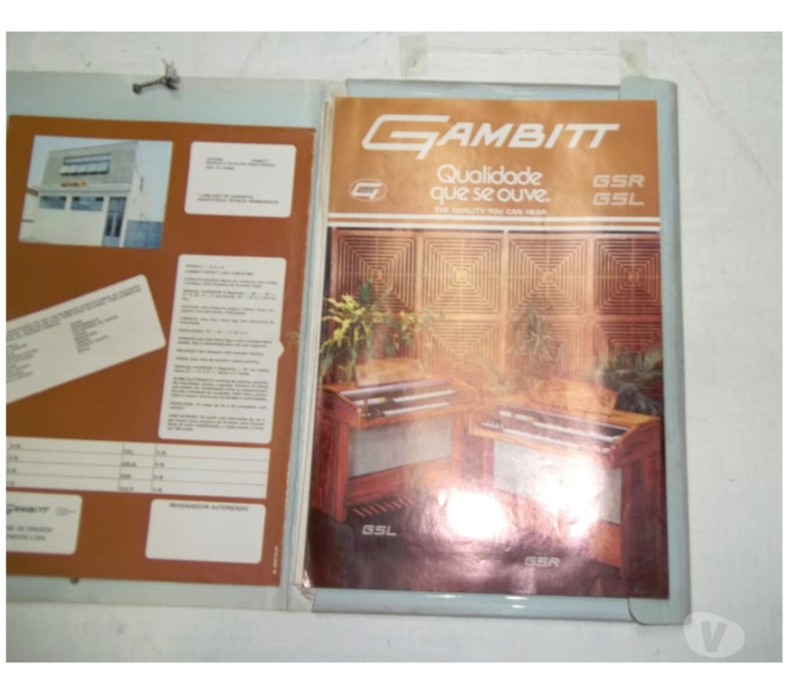 DVDs a Venda Porto Alegre RS Porto Alegre Sul - Fotos para Livros - Esquemários órgãos Gambitt.- Cód. 440 -