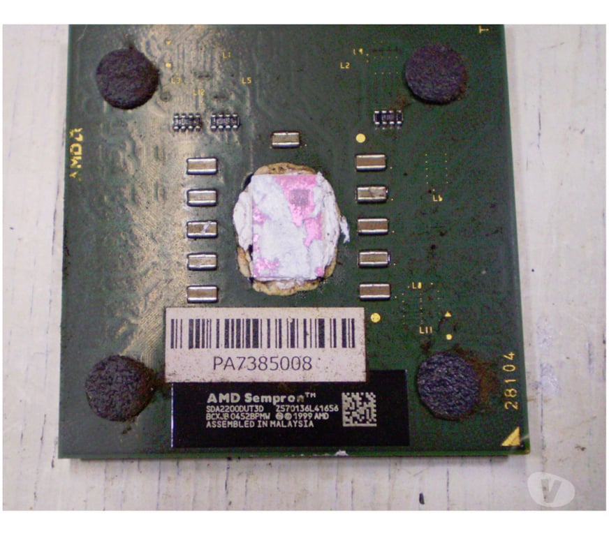 Computador Porto Alegre RS Porto Alegre Sul - Fotos para Duas peças de Processador antigo AMD Sempron.-Cód.468-