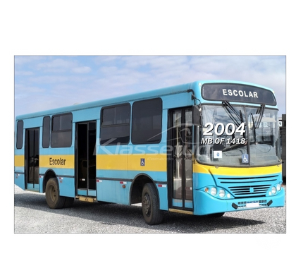 Ônibus usados Boqueirão Curitiba PR - Fotos para Ônibus Busscar urbanuss MB OF 1418 29 Lug(COD.664)Ano 2004