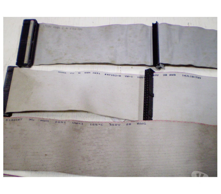 Computador Porto Alegre RS Porto Alegre Sul - Fotos para Cabos antigos IDE e diskete para PC.- Cód.484 -