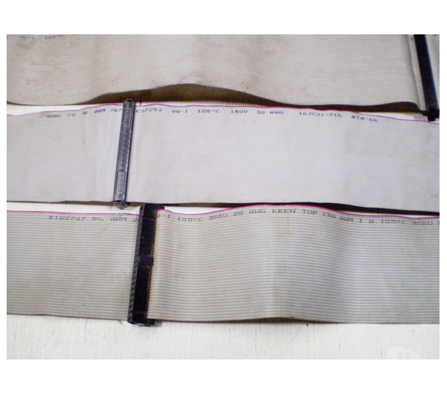 Computador Porto Alegre RS Porto Alegre Sul - Fotos para Cabos antigos IDE e diskete para PC.- Cód.484 -